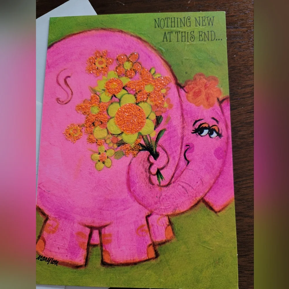 Vintage 1960s-1970s greeting card